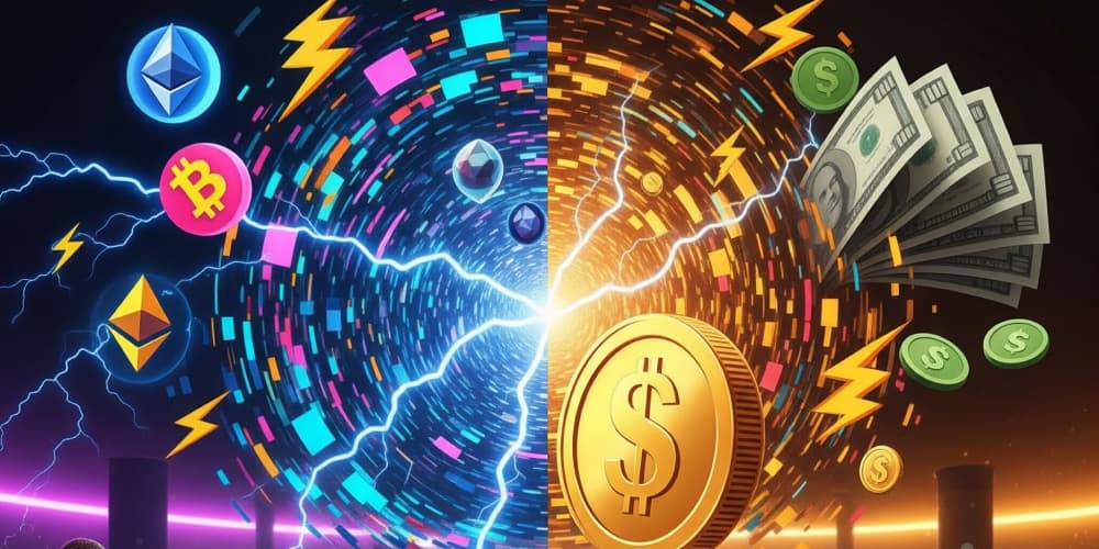 Crypto vs. fiat money