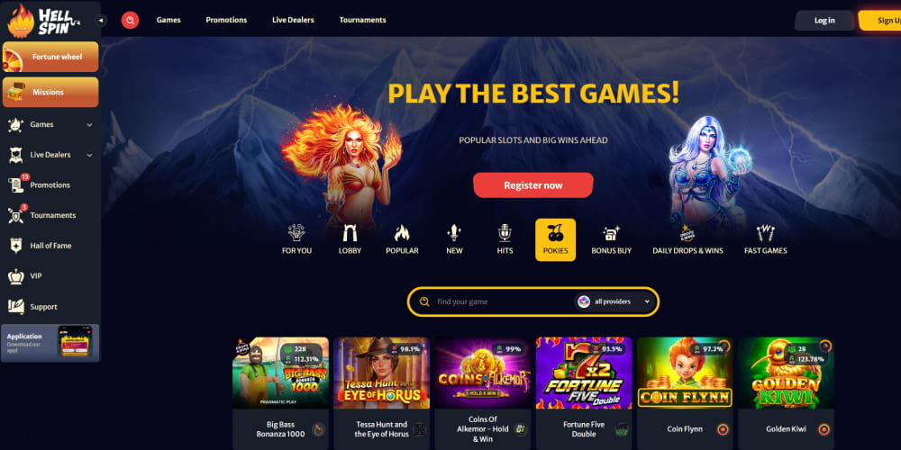 HellSpin pokies tournaments