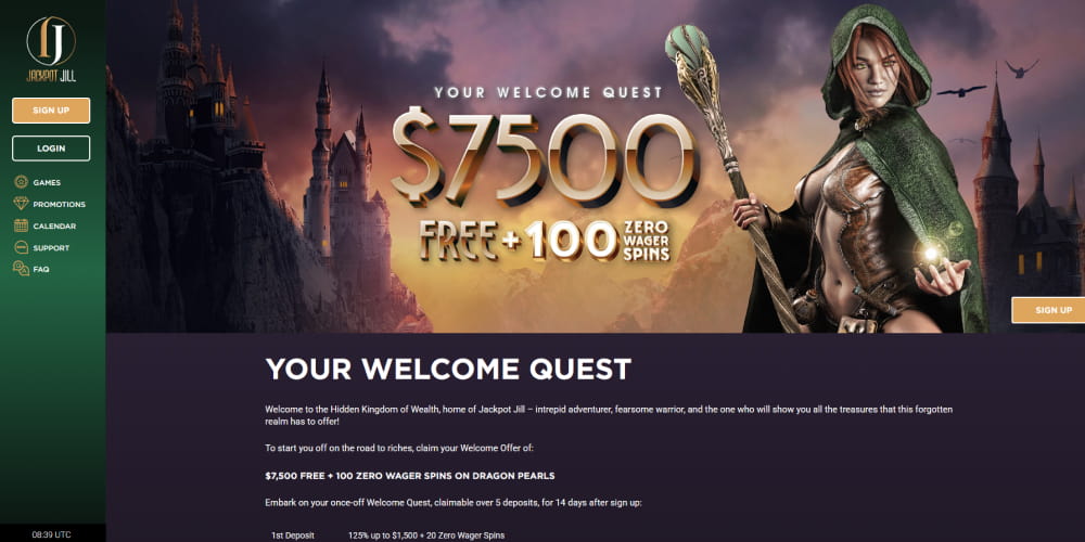 Jackpot Jill e-wallet casino