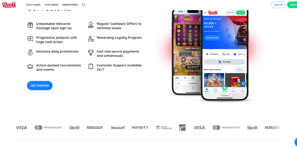 Rooli e-wallet casino
