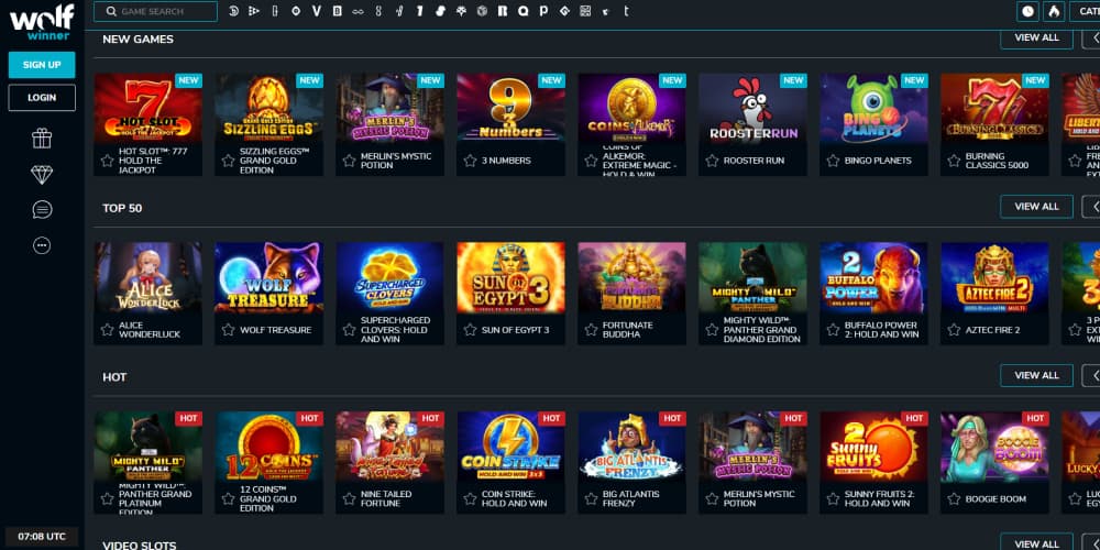 Wolf Winner games