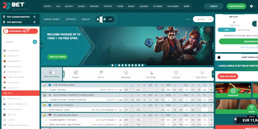 22Bet Casino