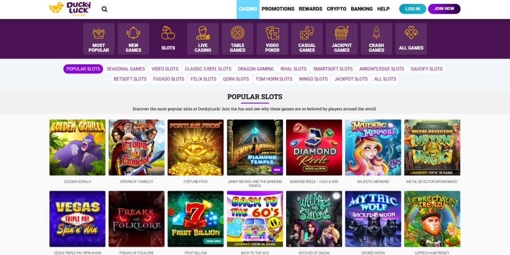 Ducky Luck casino slots