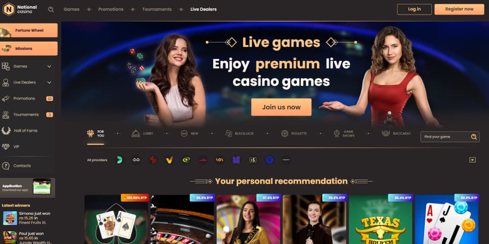 National live casino