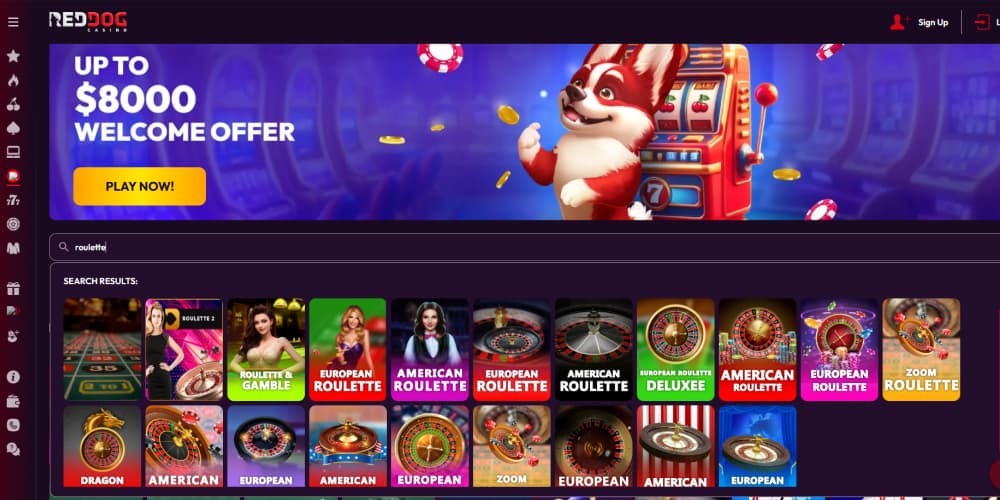 Red Dog roulette games