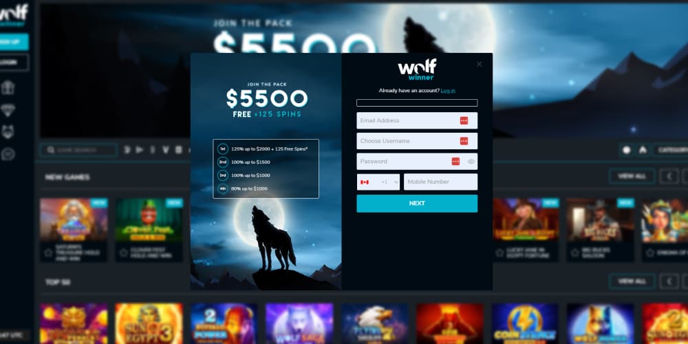 Wolf Winner registration